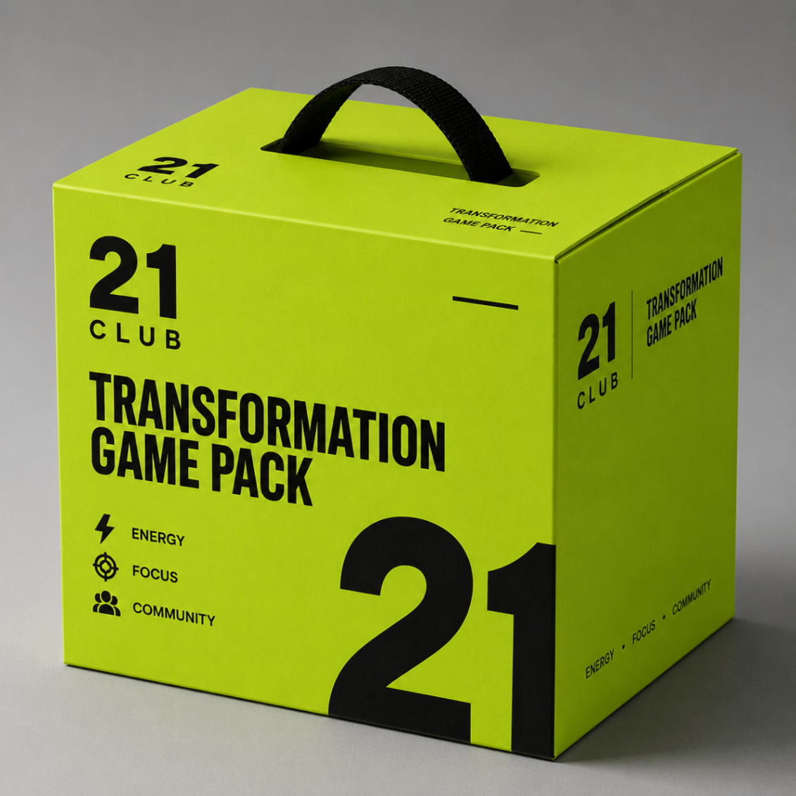 21 Club neon green transformation game pack product